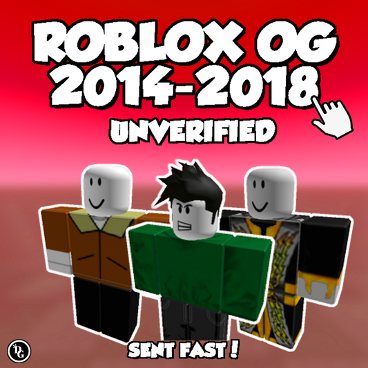 ROBLOX 2014-2018 Account | Join Date Guaranteed | No Items Included