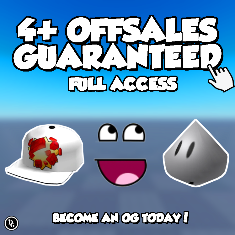 ROBLOX 2006-2014 Account | 4+ Offsales / Limiteds Guaranteed | Full Access