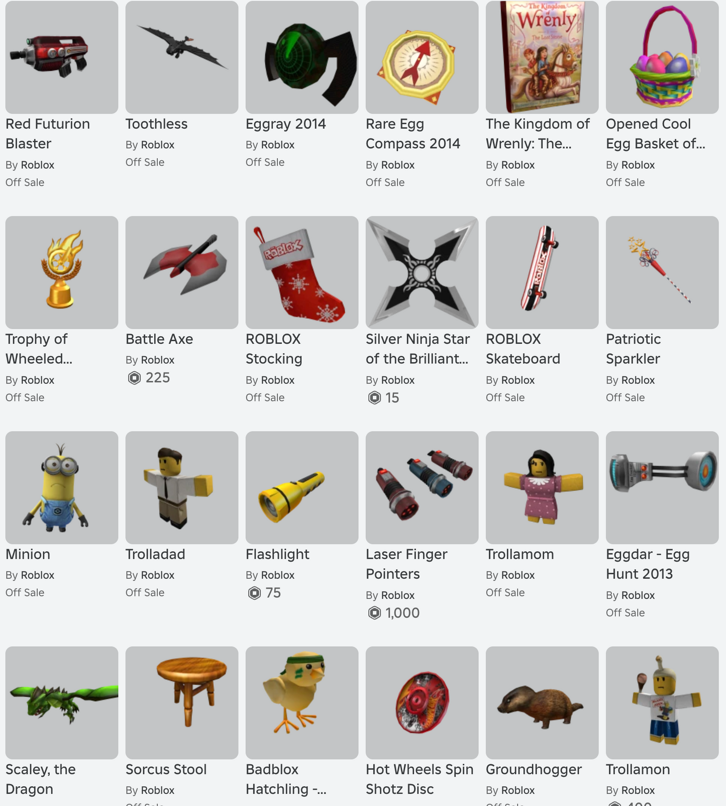 ROBLOX 2012 Account | 70+ Offsales/Limiteds | CotM June World Cluck + Candy Cane Mohawk | 19,000+ Robux SPENT | Rare Items | Stacked | 14+ Years Old Join Date