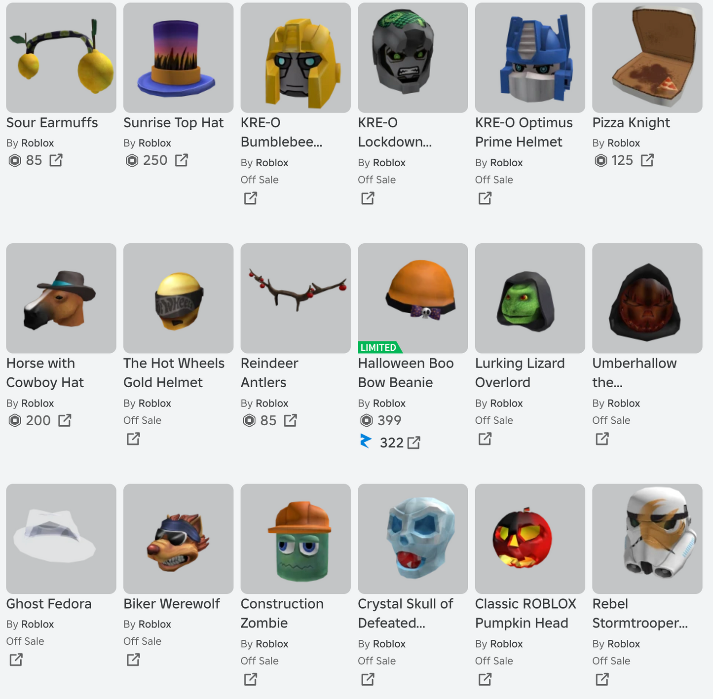 ROBLOX 2011 Account | 309+ Offsales/Limiteds | Classic Pumpkin + Pinstripe Fedora + Hex | 6,000+ Robux SPENT | Rare Items | Stacked