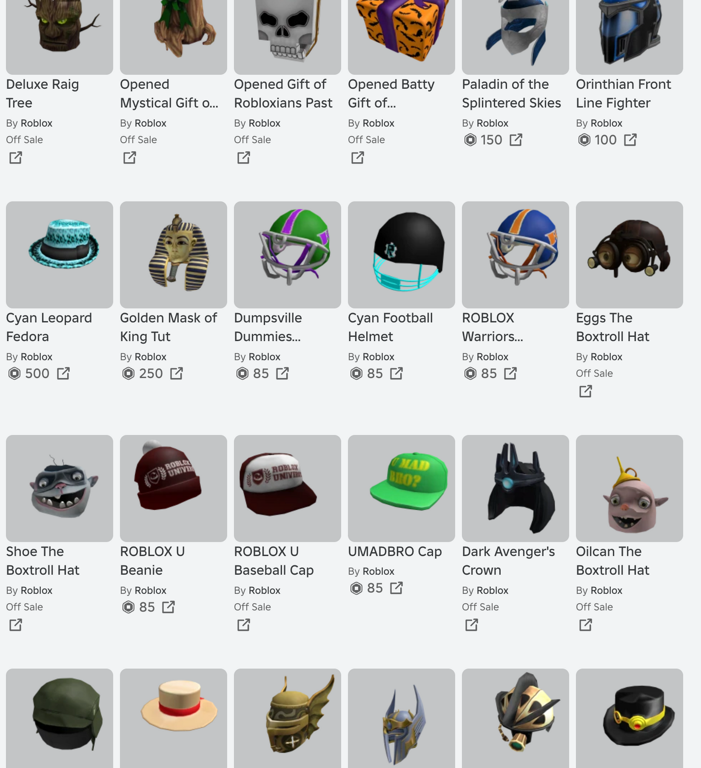 ROBLOX 2011 Account | 309+ Offsales/Limiteds | Classic Pumpkin + Pinstripe Fedora + Hex | 6,000+ Robux SPENT | Rare Items | Stacked