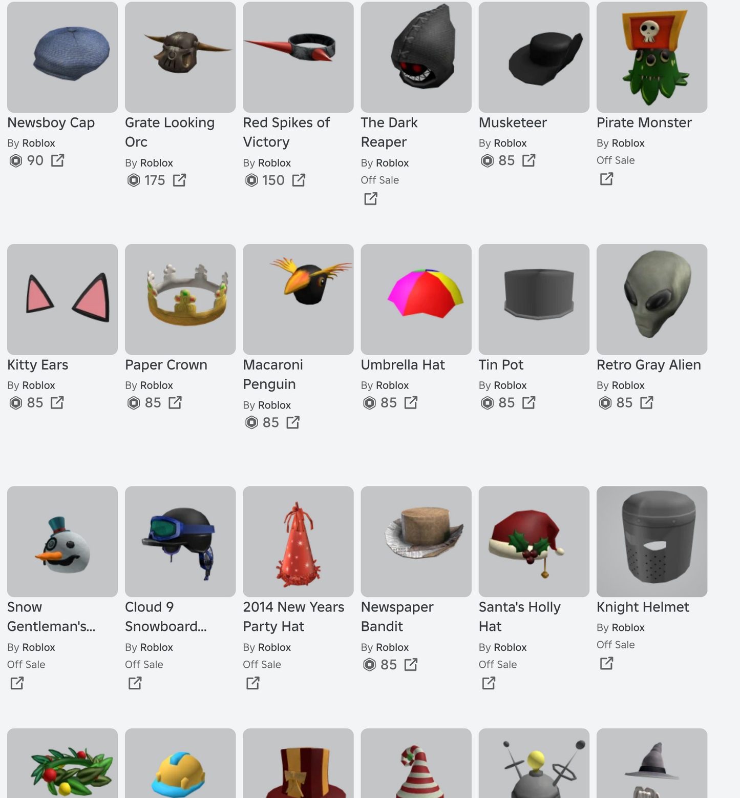 ROBLOX 2011 Account | 309+ Offsales/Limiteds | Classic Pumpkin + Pinstripe Fedora + Hex | 6,000+ Robux SPENT | Rare Items | Stacked