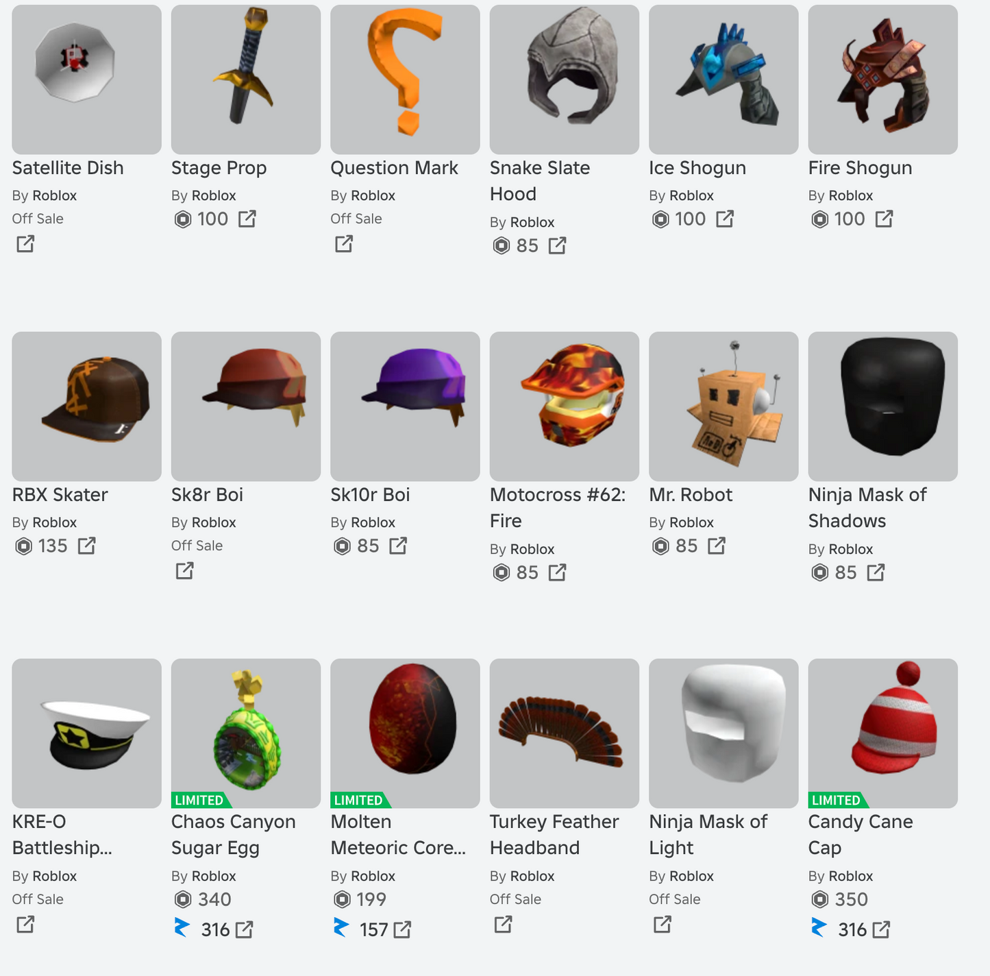 ROBLOX 2011 Account | 309+ Offsales/Limiteds | Classic Pumpkin + Pinstripe Fedora + Hex | 6,000+ Robux SPENT | Rare Items | Stacked