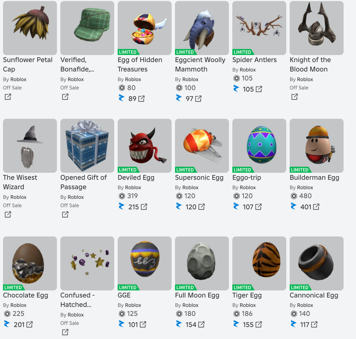 ROBLOX 2010 Account | 99+ Offsales/Limiteds | Bunny Ears + Roll Head + Police Cap + More | 6,000+ Robux SPENT | Rare Items | Stacked