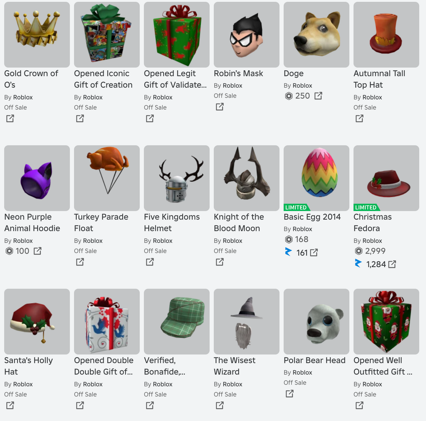 ROBLOX 2010 Account | 76+ Offsales/Limiteds  Classic Pumpkin + Cool Thing Head + More! | 5,500+ Robux SPENT | Rare Items | Stacked