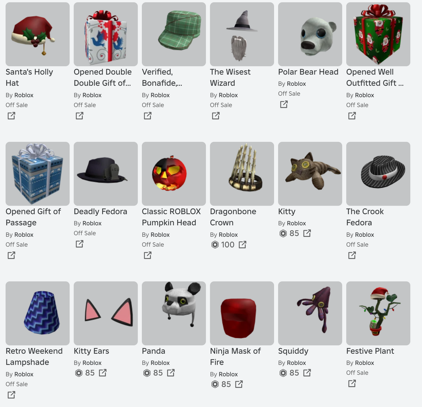 ROBLOX 2010 Account | 76+ Offsales/Limiteds  Classic Pumpkin + Cool Thing Head + More! | 5,500+ Robux SPENT | Rare Items | Stacked