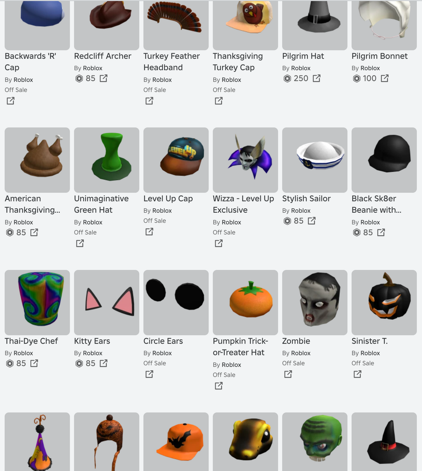 ROBLOX 2010 Account | 137+ Offsales/Limiteds | Classic Pumpkin + Pinstripe Fedora + More! | 20,000+ Robux SPENT | Rare Items | Stacked