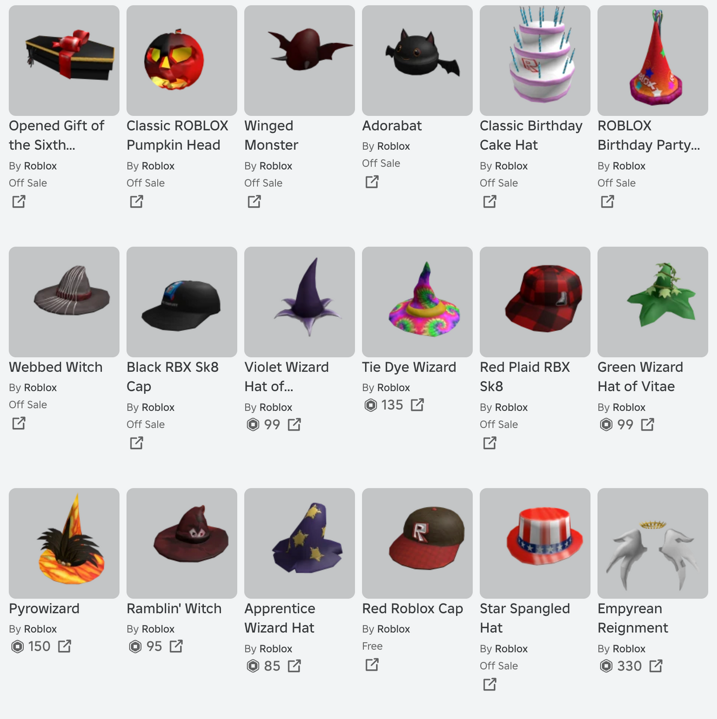 ROBLOX 2010 Account | 137+ Offsales/Limiteds | Classic Pumpkin + Pinstripe Fedora + More! | 20,000+ Robux SPENT | Rare Items | Stacked