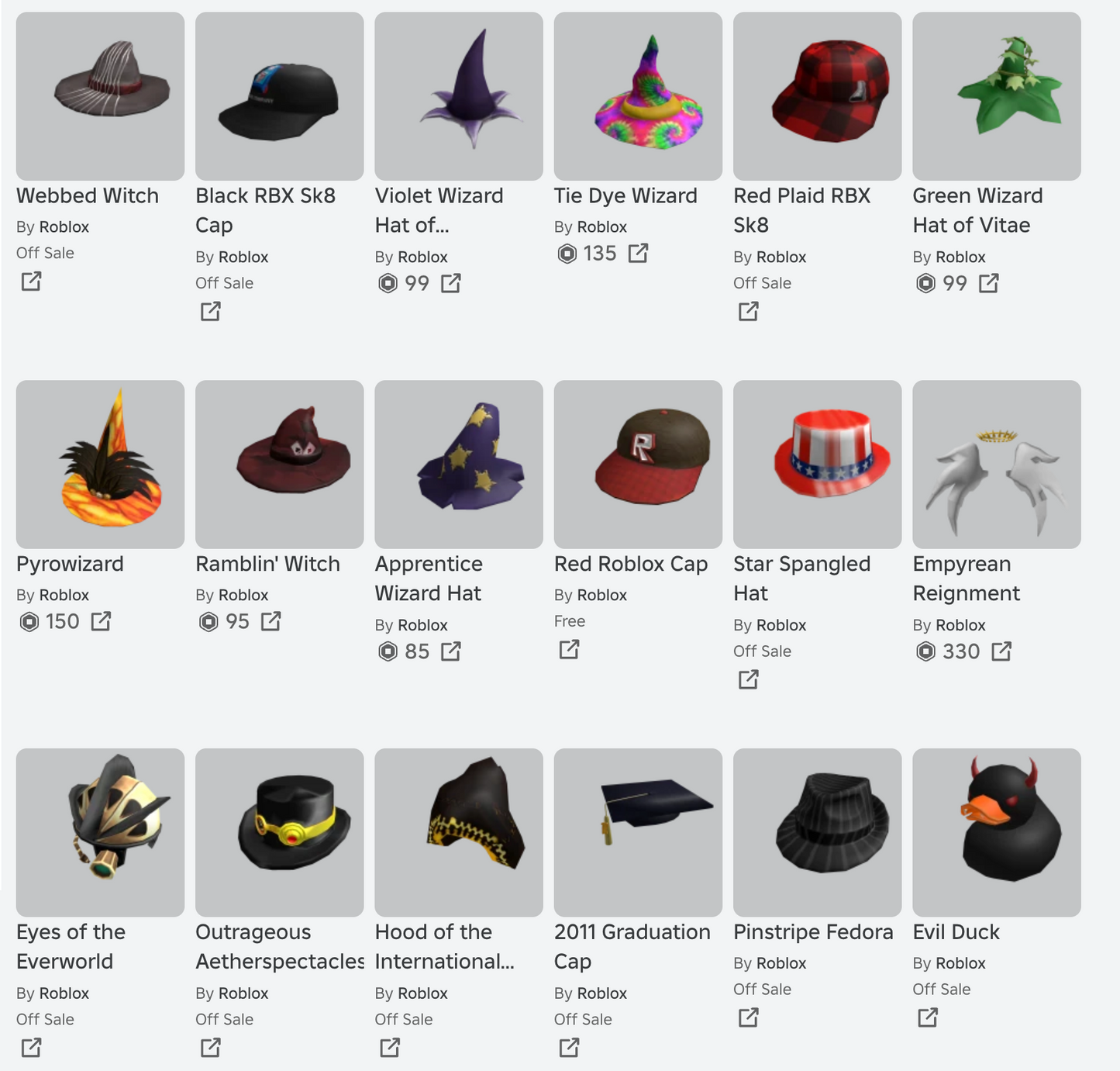 ROBLOX 2010 Account | 137+ Offsales/Limiteds | Classic Pumpkin + Pinstripe Fedora + More! | 20,000+ Robux SPENT | Rare Items | Stacked