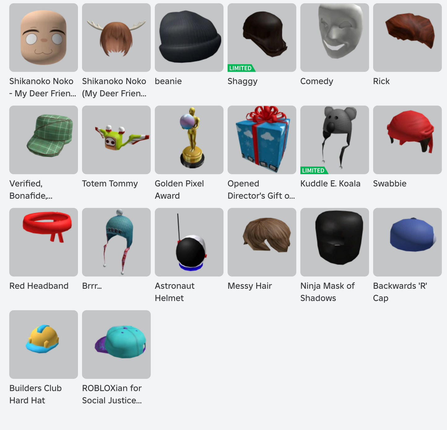 ROBLOX 2010 Account | 20+ Offsales/Limiteds | Epic Face + Flat Top Head + Red Headband | 4,000+ Robux SPENT | Rare Items | Stacked