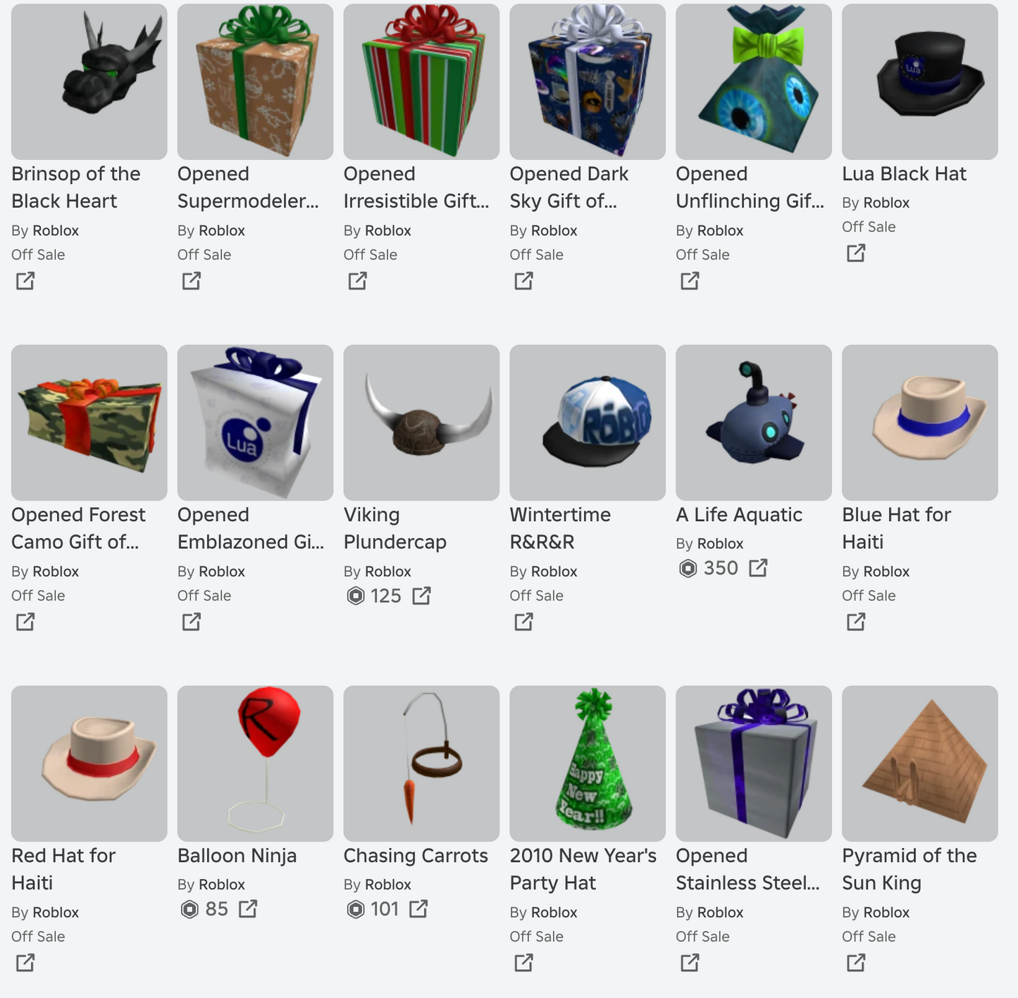 ROBLOX 2008 Account | 86+ Offsales/Limiteds | Red Wedding Cake + Hex Head + 2 Guys On A Boat | 30,000+ Robux SPENT | Rare Items | Stacked