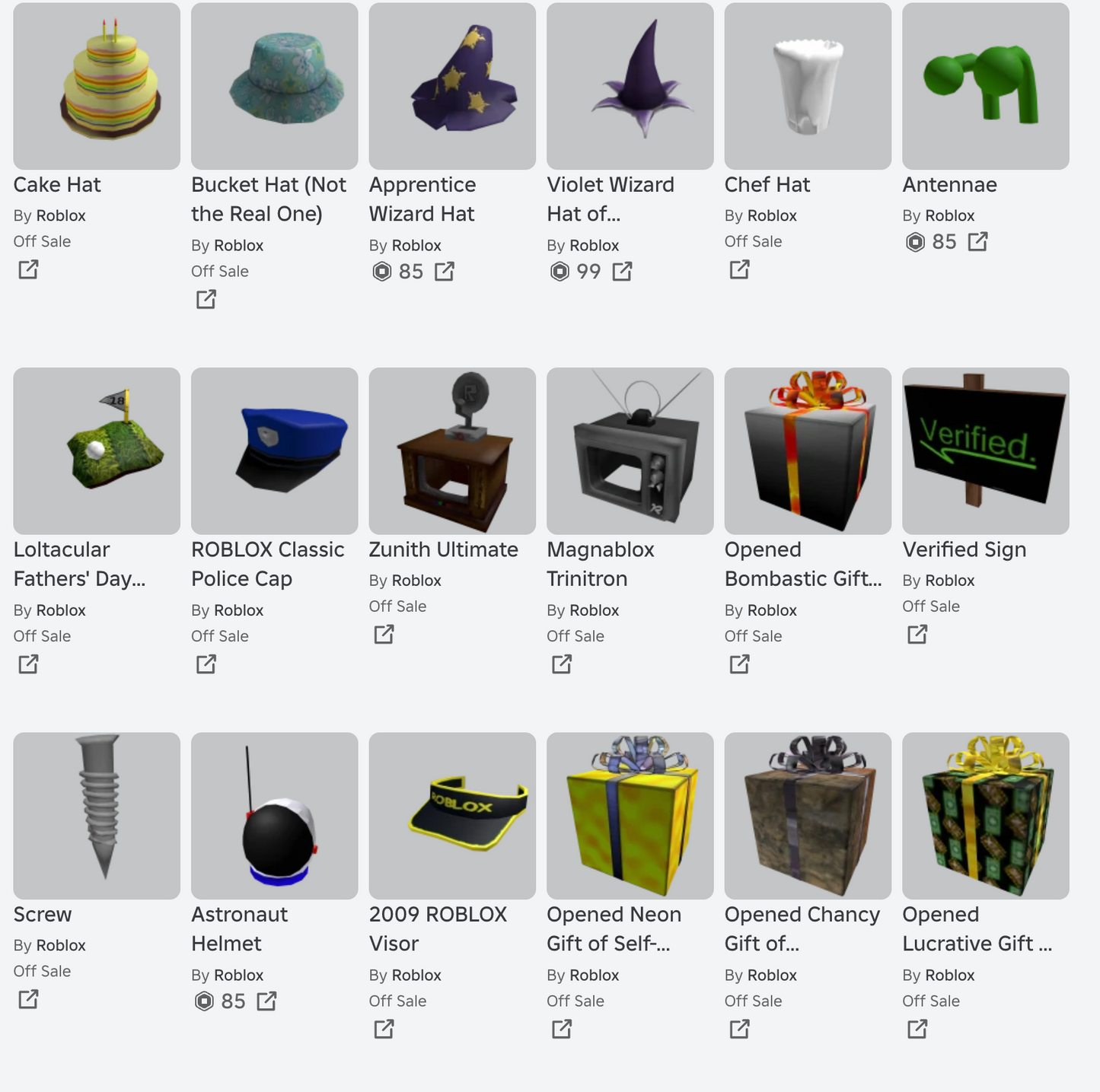 ROBLOX 2008 Account | 86+ Offsales/Limiteds | Red Wedding Cake + Hex Head + 2 Guys On A Boat | 30,000+ Robux SPENT | Rare Items | Stacked