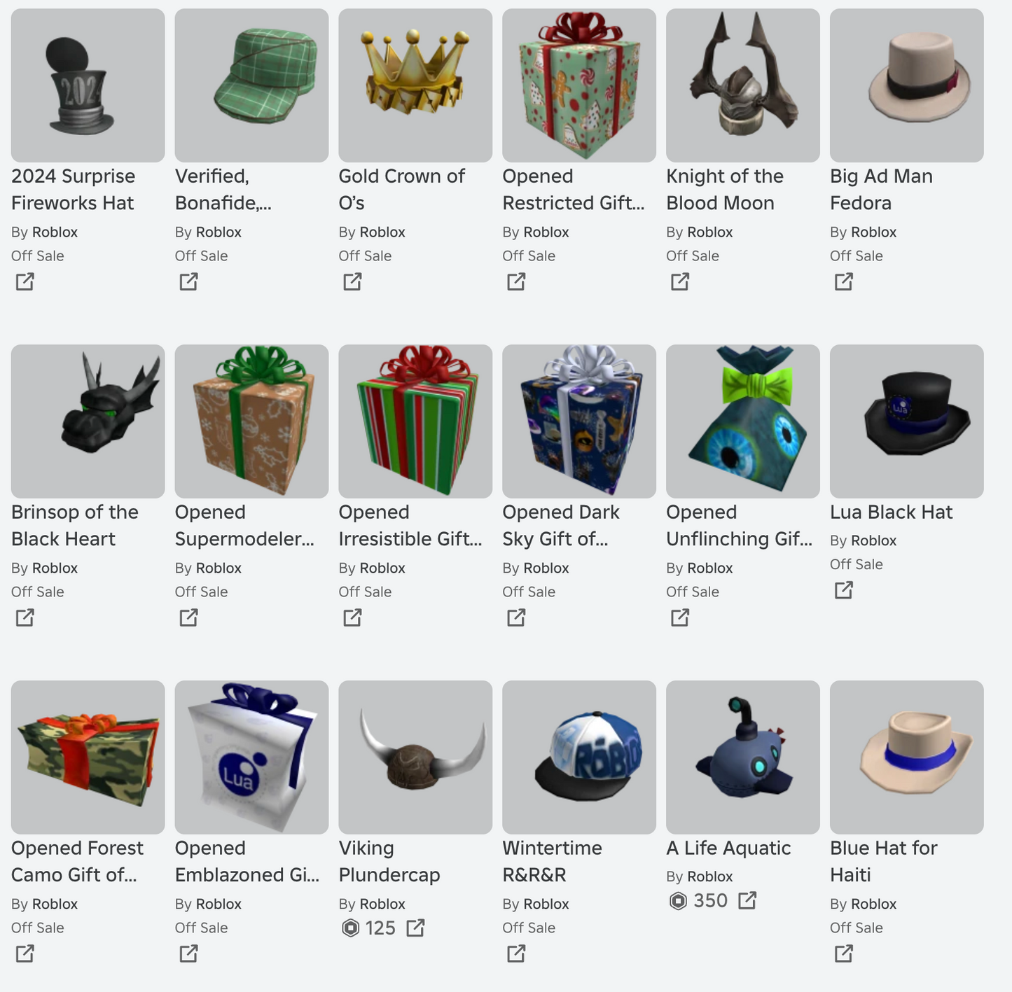 ROBLOX 2008 Account | 86+ Offsales/Limiteds | Red Wedding Cake + Hex Head + 2 Guys On A Boat | 30,000+ Robux SPENT | Rare Items | Stacked