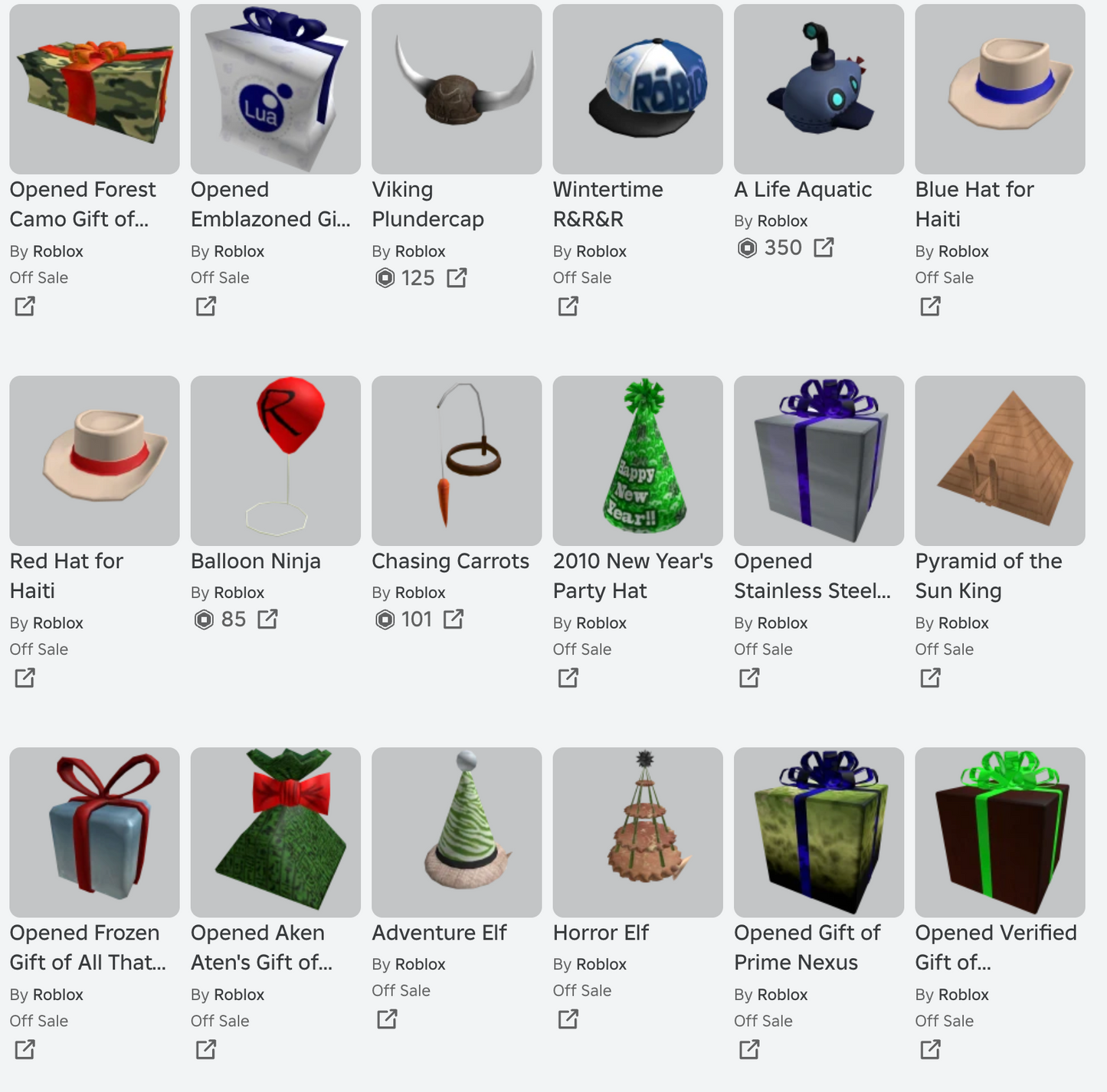 ROBLOX 2008 Account | 86+ Offsales/Limiteds | Red Wedding Cake + Hex Head + 2 Guys On A Boat | 30,000+ Robux SPENT | Rare Items | Stacked