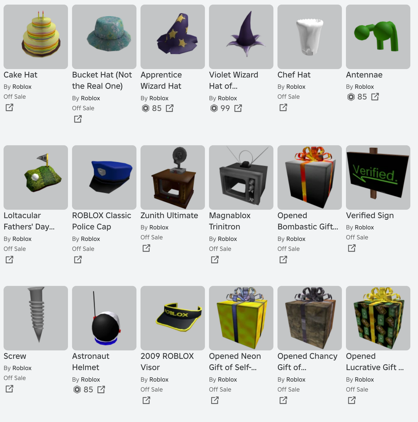 ROBLOX 2008 Account | 86+ Offsales/Limiteds | Red Wedding Cake + Hex Head + 2 Guys On A Boat | 30,000+ Robux SPENT | Rare Items | Stacked