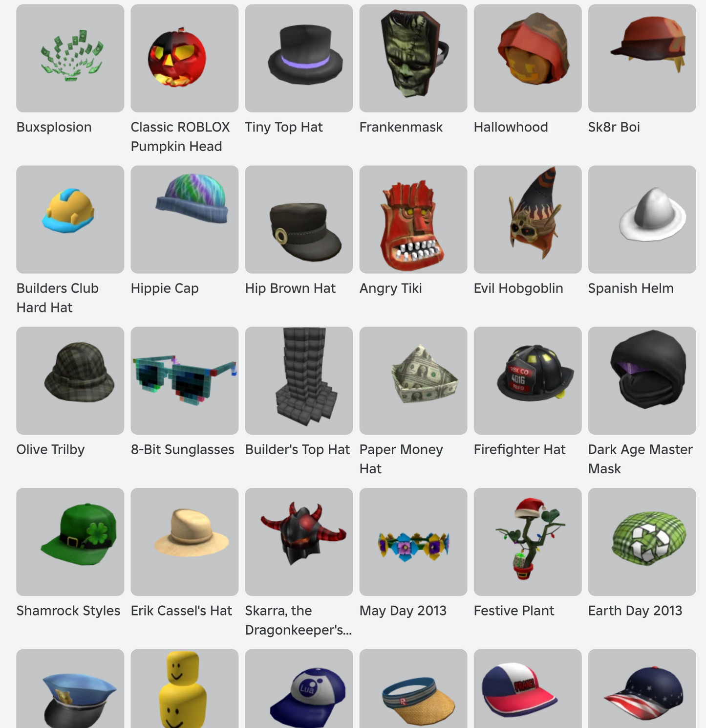 ROBLOX 2010 Account | 132+ Offsales/Limiteds | Classic Pumpkin + Headstack + Erik Cassels Hat + iBot Bundle | 20,000+ Robux SPENT | Stacked