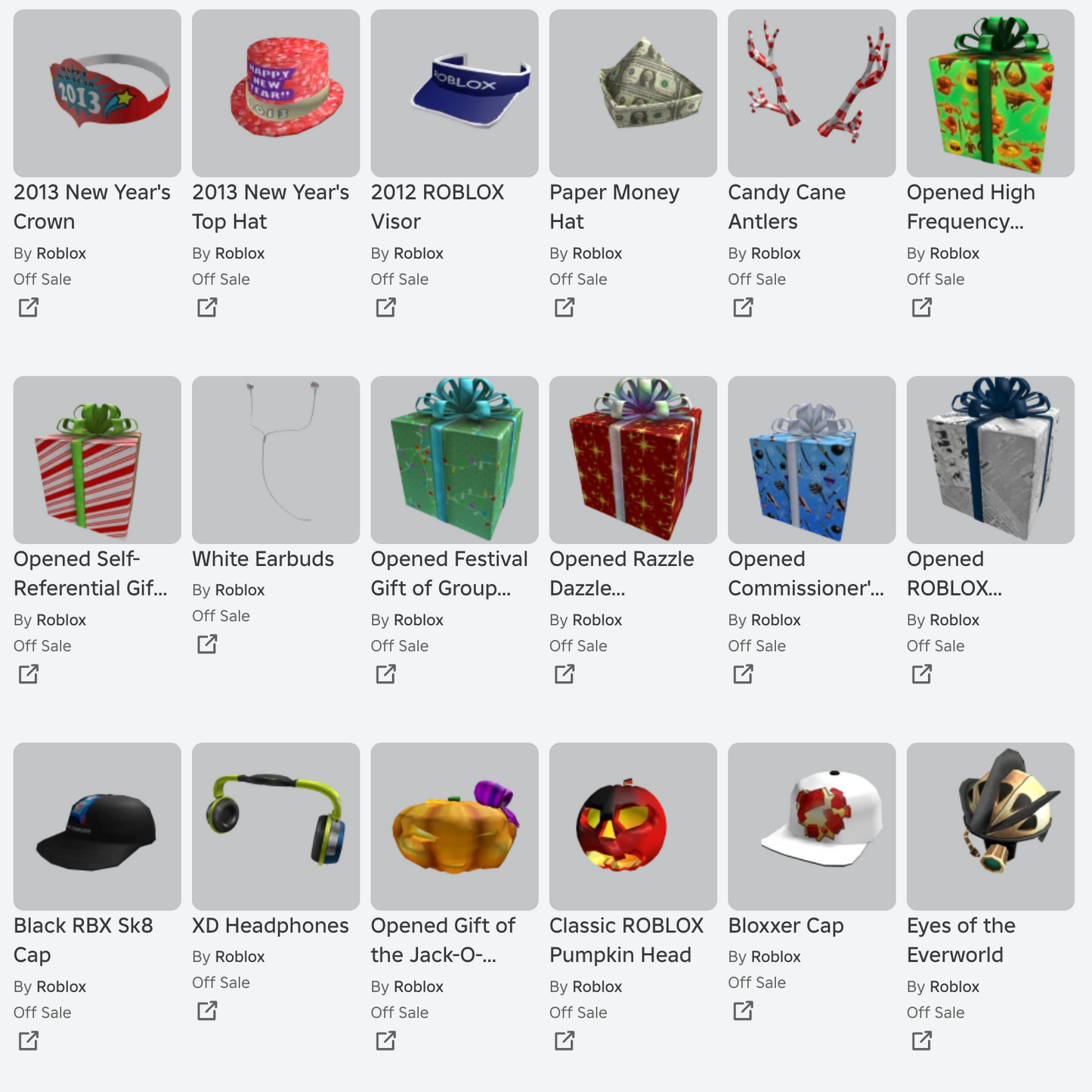 ROBLOX 2011 Account | 109+ Offsales/Limiteds | Merrywrath + Classic Pumpkin + Tix BowTie | 40,000+ Robux SPENT | Rare Items