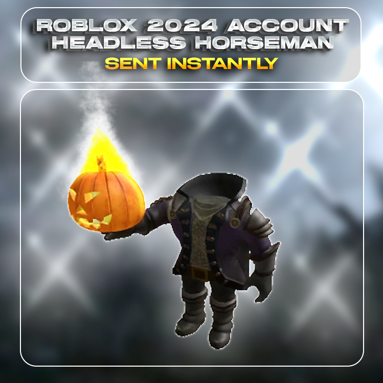 Roblox Headless Horseman Account | Headless Horseman Bundle Guaranteed | Unverified | Full Access