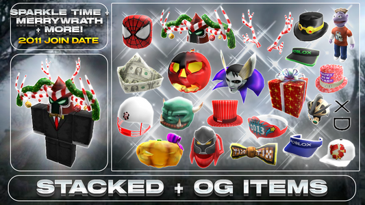 ROBLOX 2011 Account | 109+ Offsales/Limiteds | Merrywrath + Classic Pumpkin + Tix BowTie | 40,000+ Robux SPENT | Rare Items